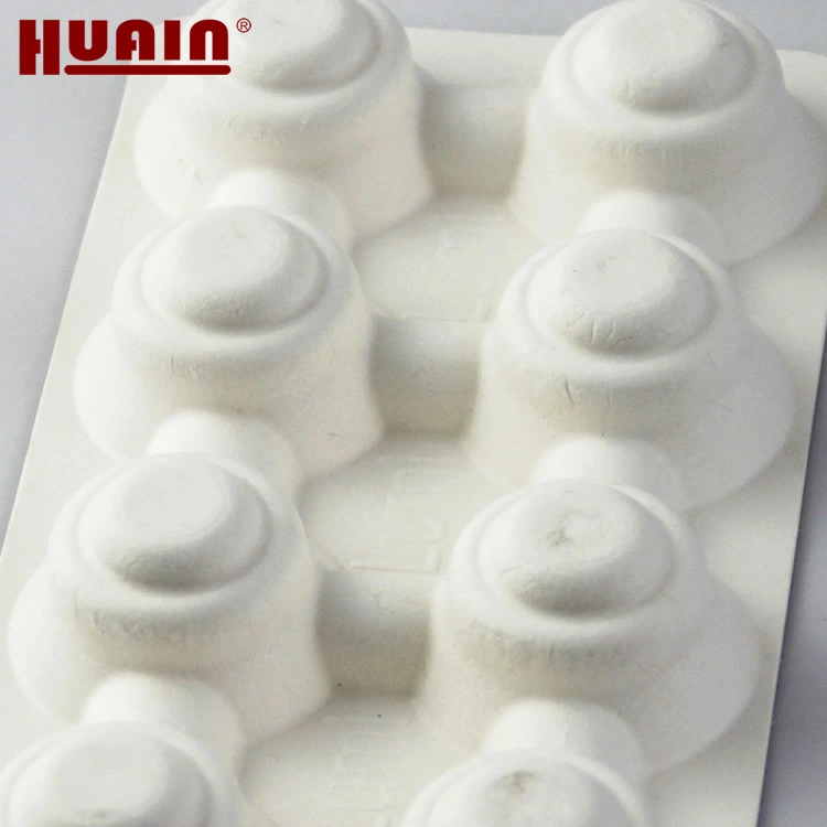 Biodegradable Packing Sugarcane Bagasse Wet Press Pulp Tray Fruit Packaging Trays