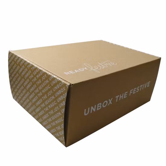 Caixa de avião ondulada dobrável personalizada, roupa íntima, caixa de embalagem de papelão, caixa expressa