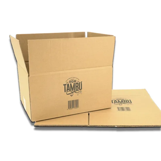 Papel personalizado ser caixa de transporte de armazenamento de arquivo ondulado de flauta com impressão personalizada